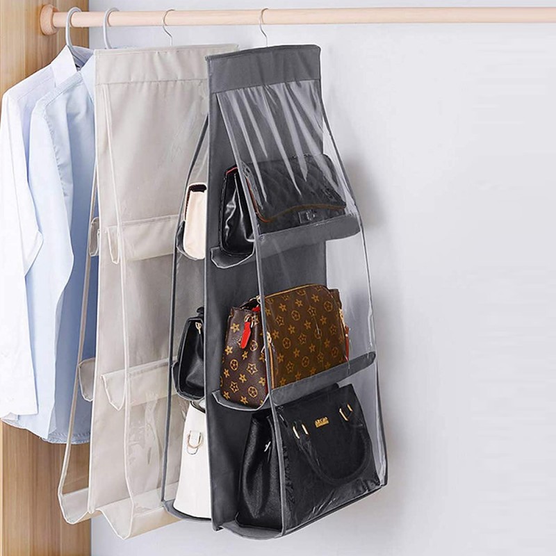 Buy 6 pocket handbags and purse organizer bag purse closet at best price in  Pakistan